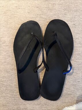 Rothy's Black Women's Minimal Flip-Flop Sandals